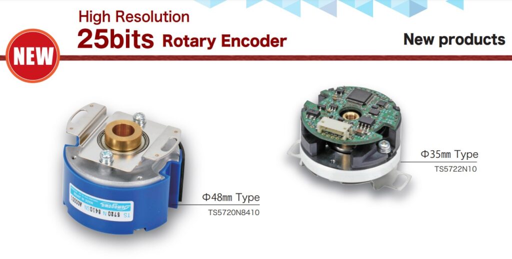 25 bit Nuovo prodotto: encoder assoluti Tamagawa con risoluzione a 25 bit